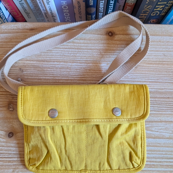 Doughnut Montana Water Repellent Backpack in Mustard Yellow - Picture 10 of 15